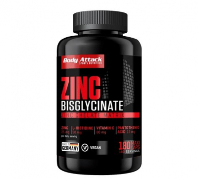 Body Attack - Zinc Bisglycinate - 180 Kapseln Body Attack - Zinc Bisglycinate - 180 Kapseln
