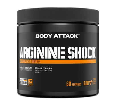 Body Attack - Arginine Shock - 180 Kapseln