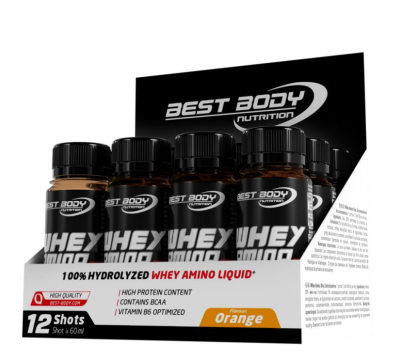 Best Body Nutrition - Whey Amino Shot - 12 x 60ml Best Body Nutrition - Whey Amino Shot - 12 x 60ml