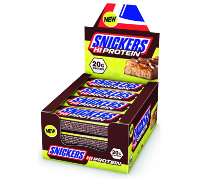 Snickers Hi Protein Bar Riegel - Karton 12 x 55g Snickers Hi Protein Bar Riegel - Karton 12 x 55g