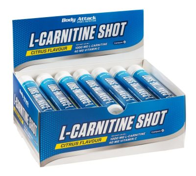 Body Attack - L-Carnitine Shot 20 x 25ml Ampullen Body Attack - L-Carnitine Shot 20 x 25ml Ampullen