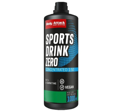 Body Attack - Zero Sports Drink - 1000 ml