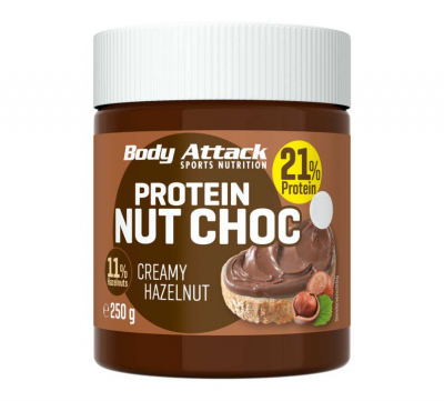 Body Attack - Protein Nut Choc Creamy Hazelnut Aufstrich Body Attack - Protein Nut Choc Creamy Hazelnut Aufstrich