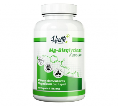 Health+ - Magnesium Bisglycinat - 120 Kapseln Health+ - Magnesium Bisglycinat - 120 Kapseln