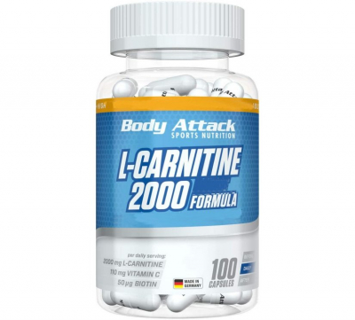 Body Attack - L-Carnitin Caps 2000 - 100 Kapseln Body Attack - L-Carnitin Caps 2000 - 100 Kapseln