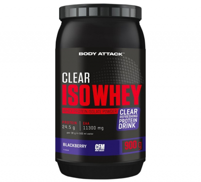 Body Attack - Clear Iso Whey - 900g Dose Body Attack - Clear Iso Whey - 900g Dose
