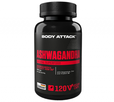Body Attack - Ashwagandha - 120 Kapseln