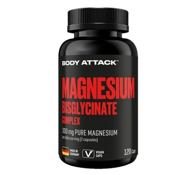 Body Attack - Magnesium Bisglycinate Complex - 120 Kapseln Body Attack - Magnesium Bisglycinate Complex - 120 Kapseln