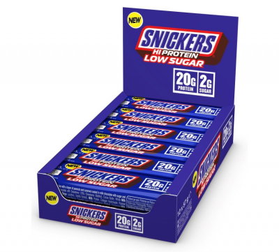 Snickers - Low Sugar High Protein Bar Riegel - Karton 12 x 57g Snickers - Low Sugar High Protein Bar Riegel - Karton 12 x 57g