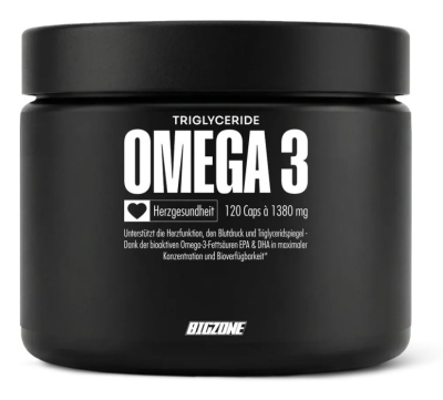 Big Zone - Omega 3 Fury Triglyceride - 120 Kapseln
