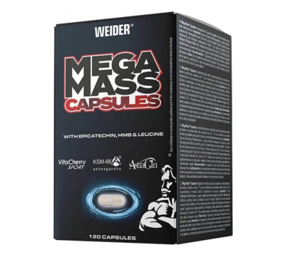 Weider - Mega Mass Capsules - 120 Kapseln