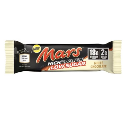 Mars - Low Sugar WHITE High Protein Bar - Riegel 57g