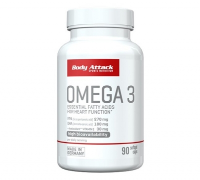 Body Attack - Omega 3 - 90 Kapseln
