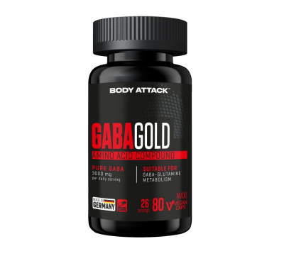 Body Attack - GABA Gold - 80 Kapseln Body Attack - GABA Gold - 80 Kapseln