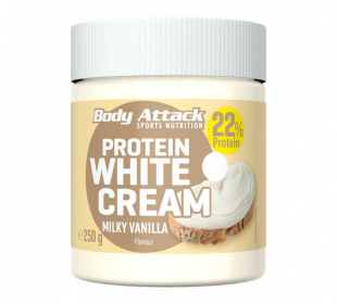 Body Attack - Protein White Cream Milky Vanilla Aufstrich - 250g