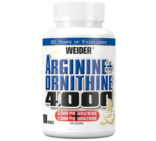 Weider - Arginine + Ornithine 4000 - 180 Kapseln